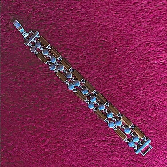 Napier Silver & GoldTone bracelet - Picture 2 of 4